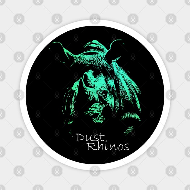 Dust Rhinos Emerald Rhino Magnet by Dust Rhinos Swag Store